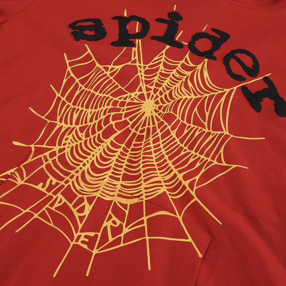 Sp5der Websuit Hoodie Red Reps
