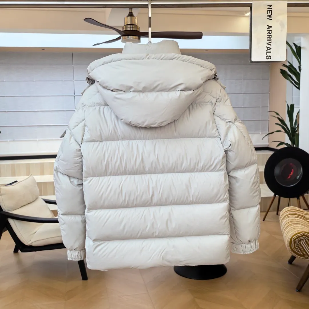 Back View Mcler Maya 70th Anniversary Matte Hooded Down Jacket