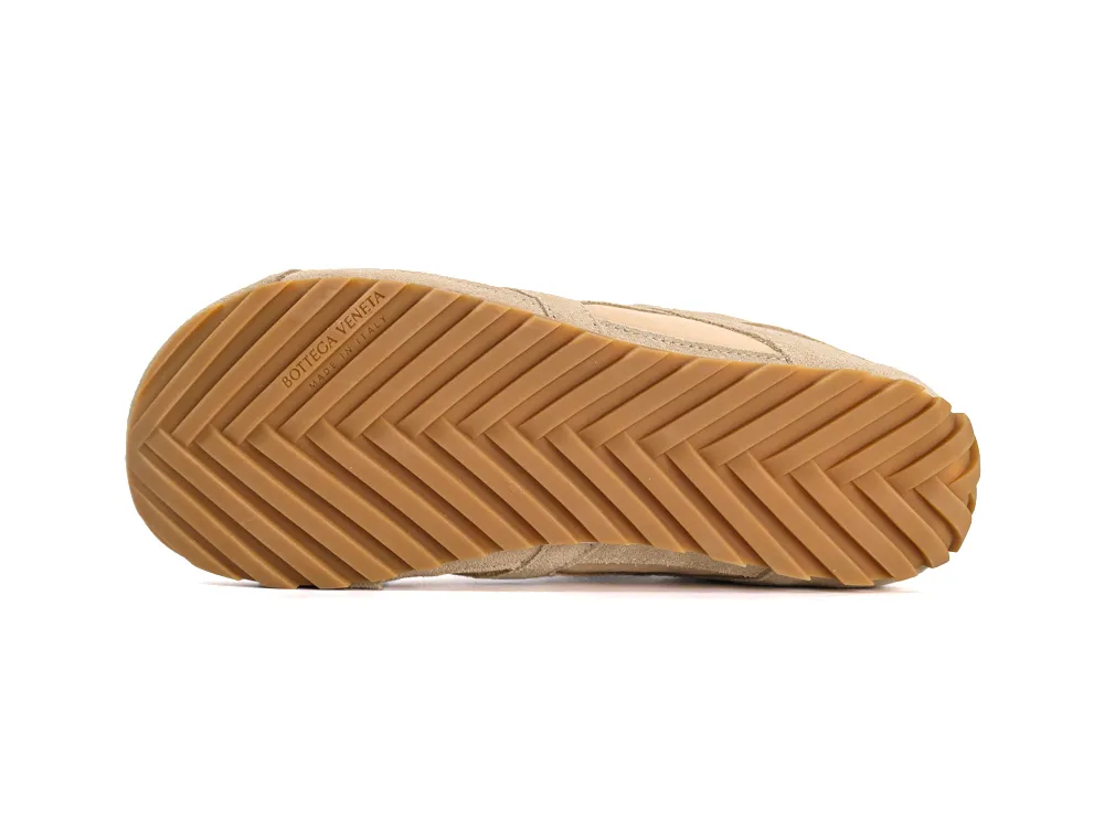 BV Orbit Flash Sneakers Matcha Gum Outsole View