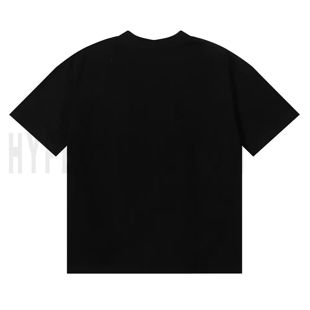 The back of the black clothes
