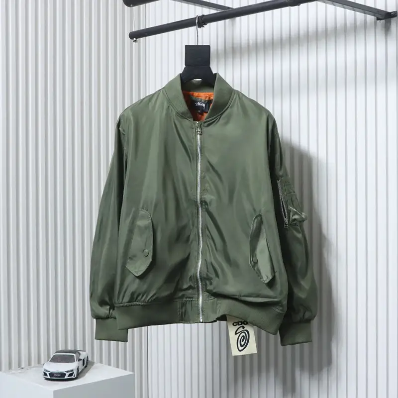 Stussy & Cdg Embroidered Logo Jacket
