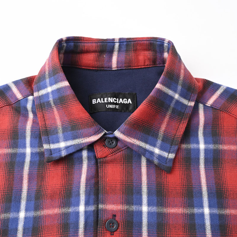Plaid Double-Layer Double-Sided Shirt Jacket