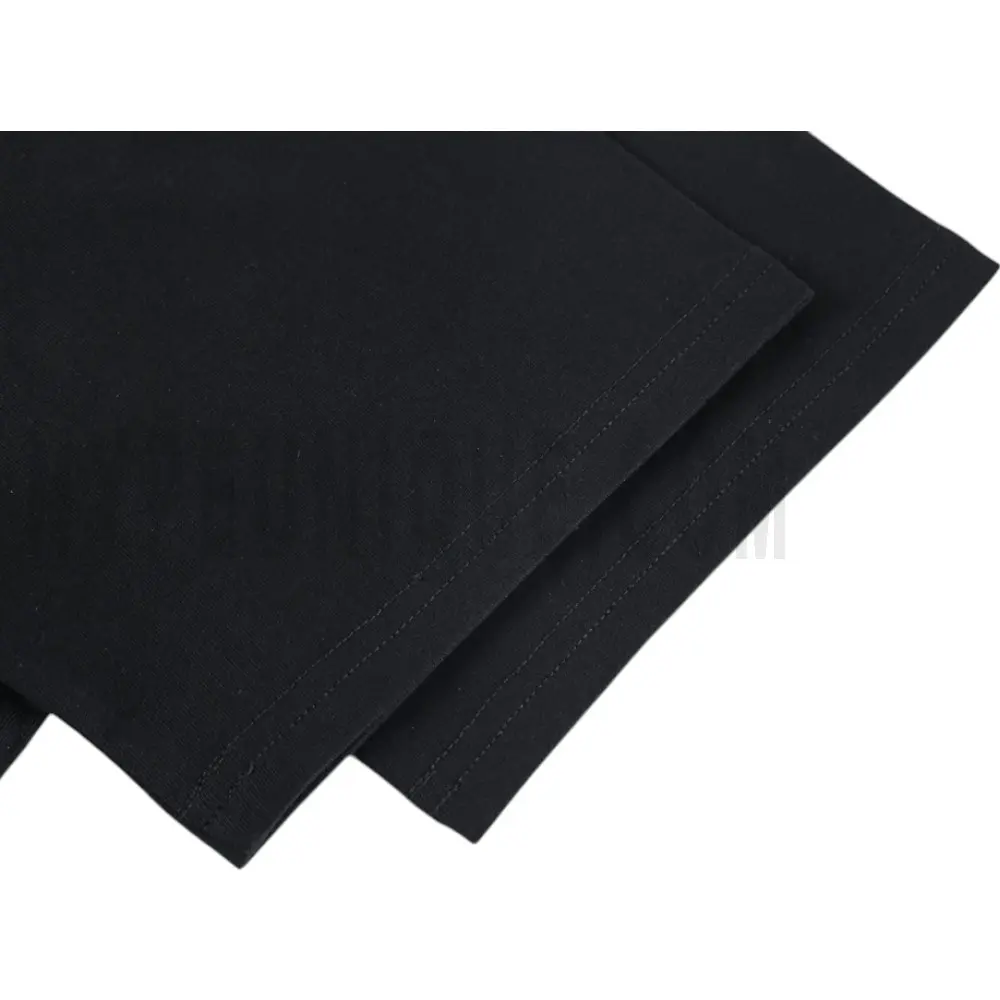 The sleeves of the black clothes
