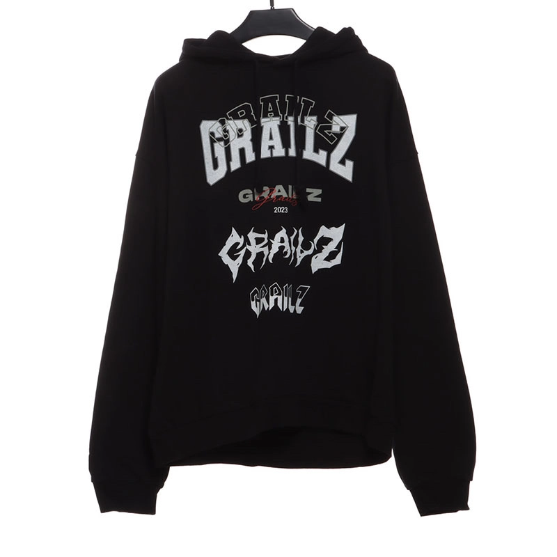 Grailz Lightning Letter Hoodie Reps