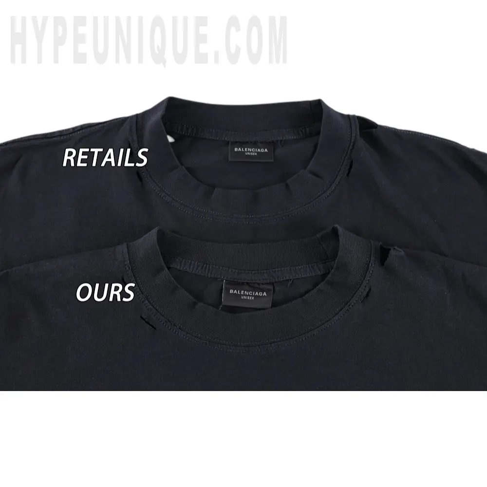 Close-up of the collar detail