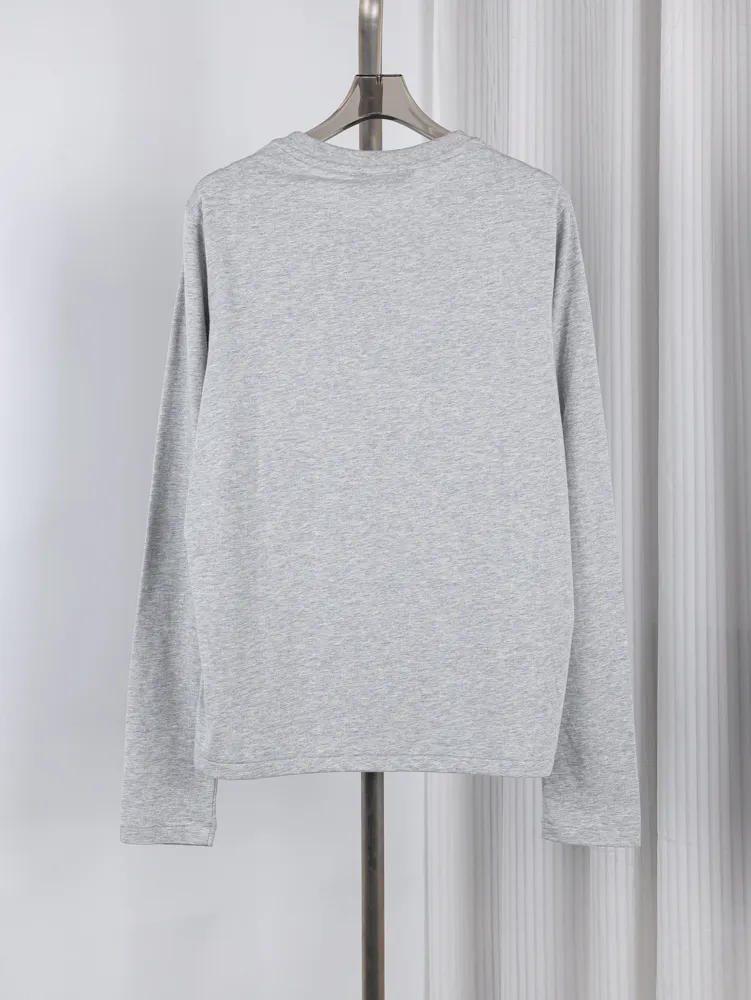 RL Pony Cotton Long Sleeve Crewneck T-Shirt