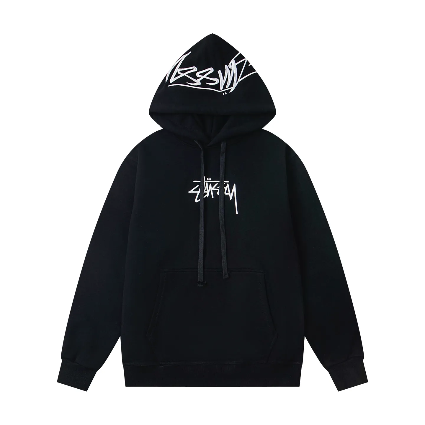 Stussy Double Embroidered Logo Hoodie