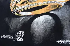 Printed graphic on the front of the clothes