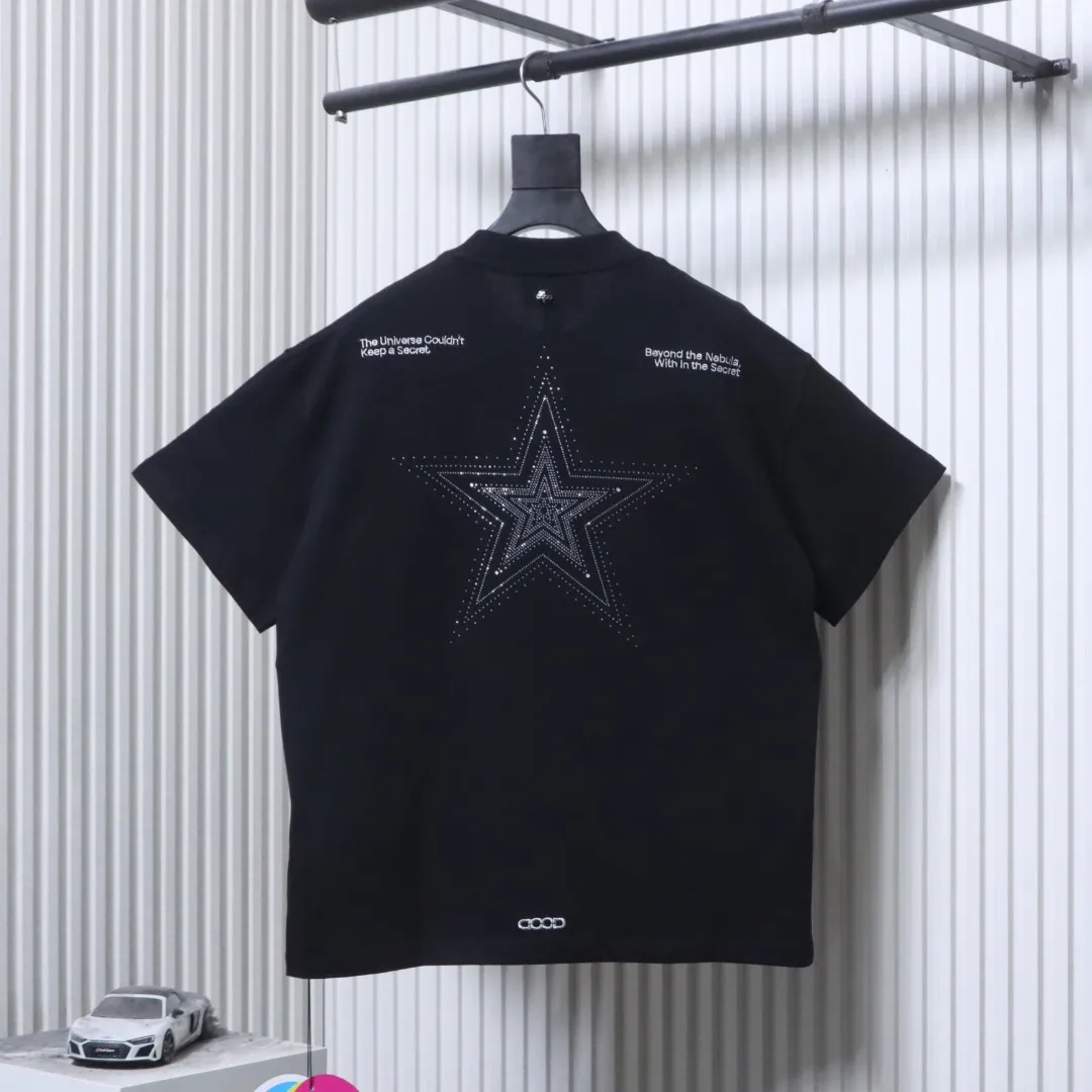 Back GB Starry Night Silver Slogan T-Shirt