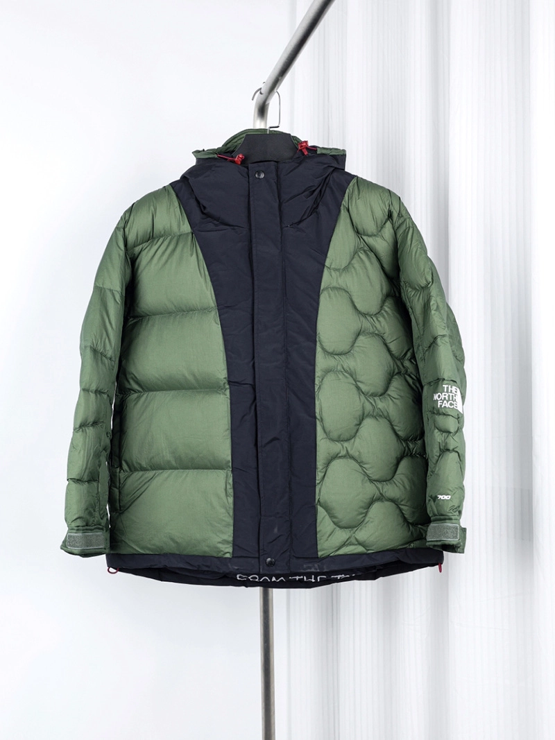 The North Face Ue Limited Color Matching Zipper Hooded Down Jacket