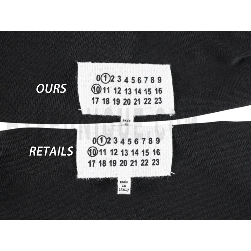 Brand Label Comparison Chart