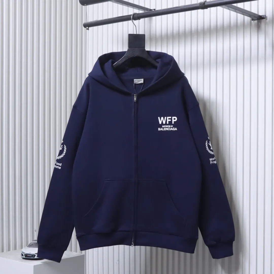 BLCG Graphic Print Zip-Up Jacket