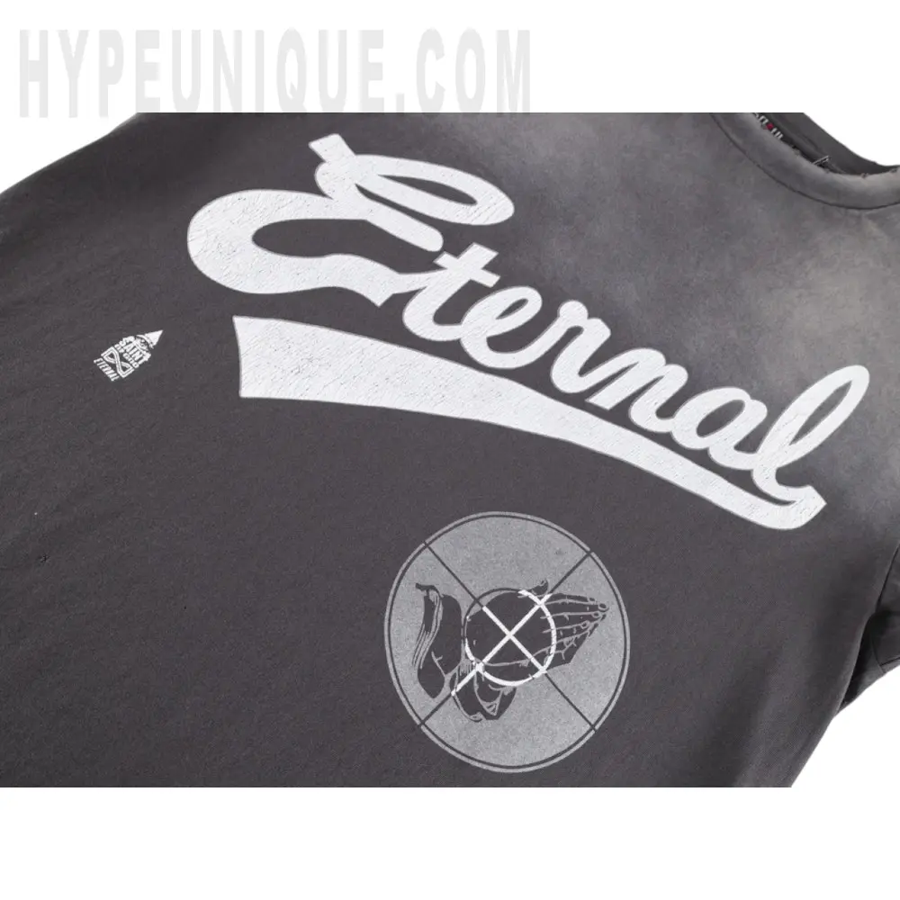 Printed graphic on the front of the garment