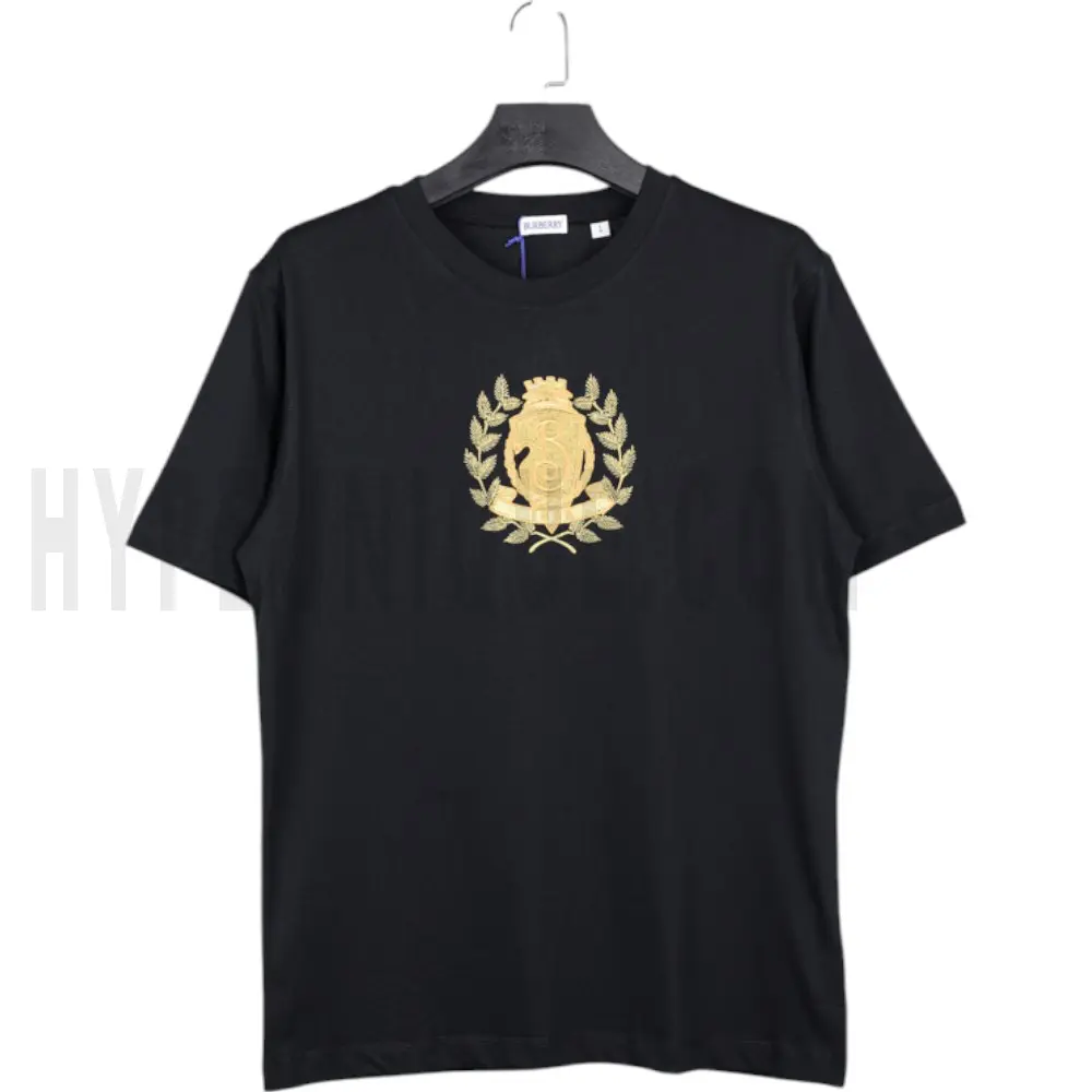 B Crest Embroidered Cotton T-shirt