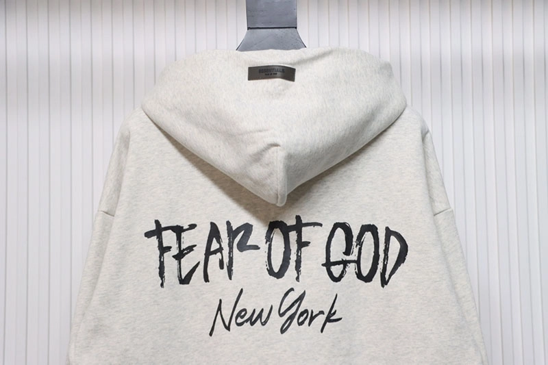 Fear Of God New York Limited Edition Print Hoodie