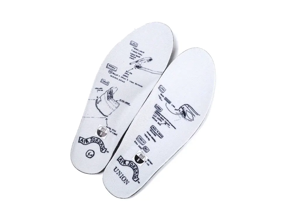 the white insole