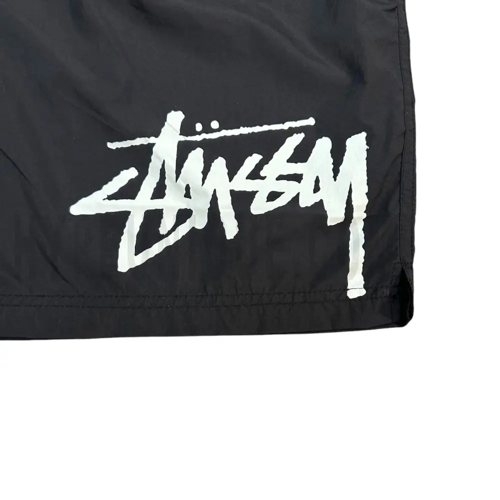 Close-up detail of brand logo