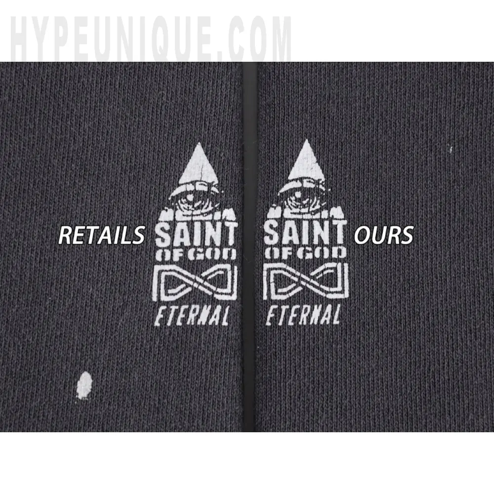 Printed graphic on the front of the garment