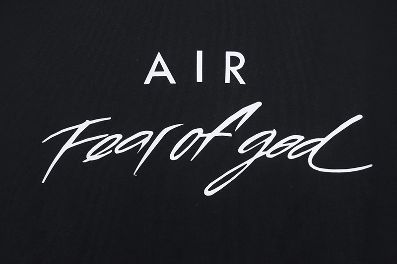 Fear Of God Air Letter Print Hoodie