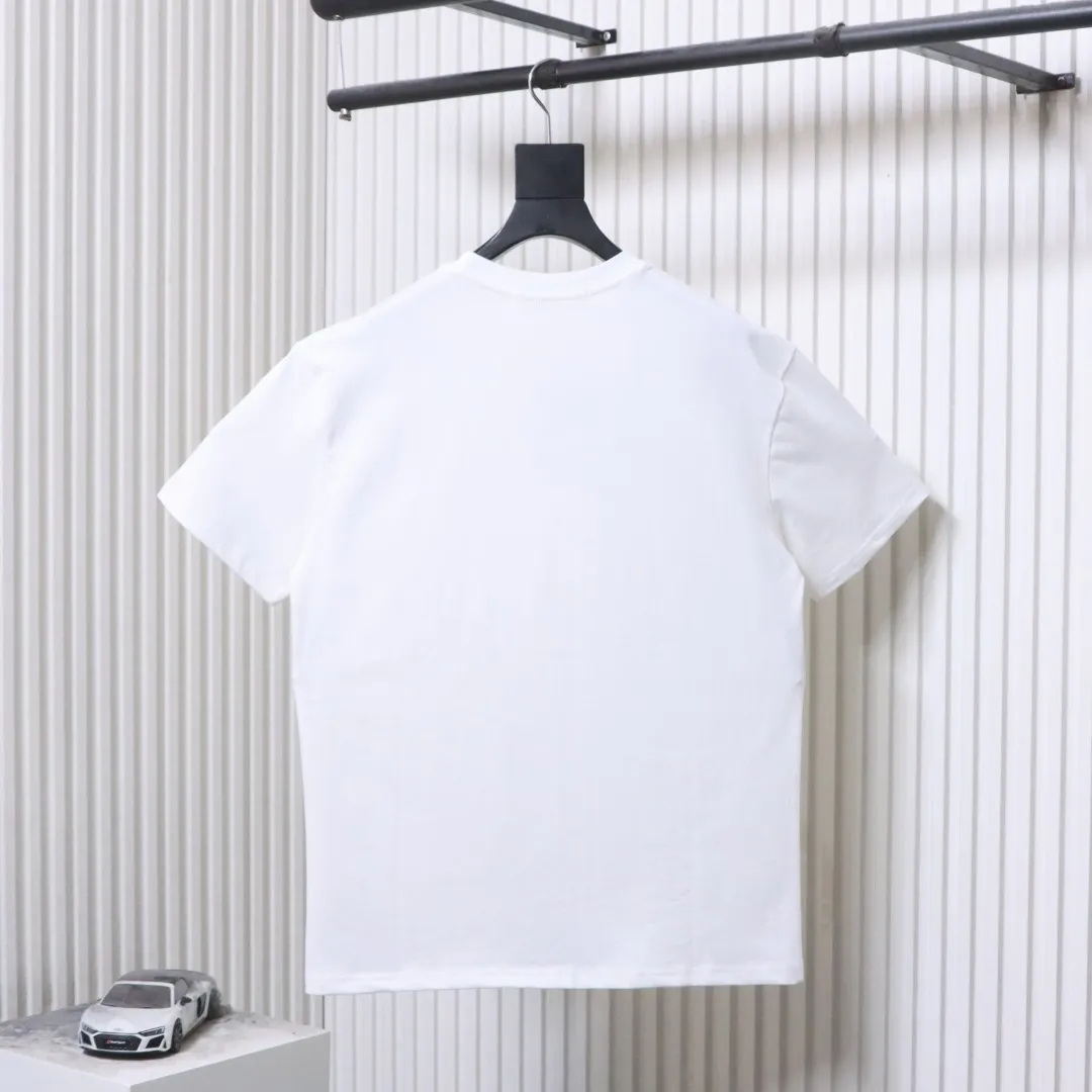 Back ADW Small Letter Logo Crew Neck T-Shirt