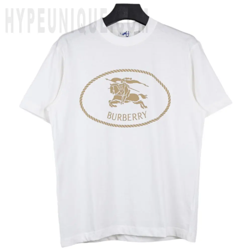 Knight Stamp Cotton T-Shirt