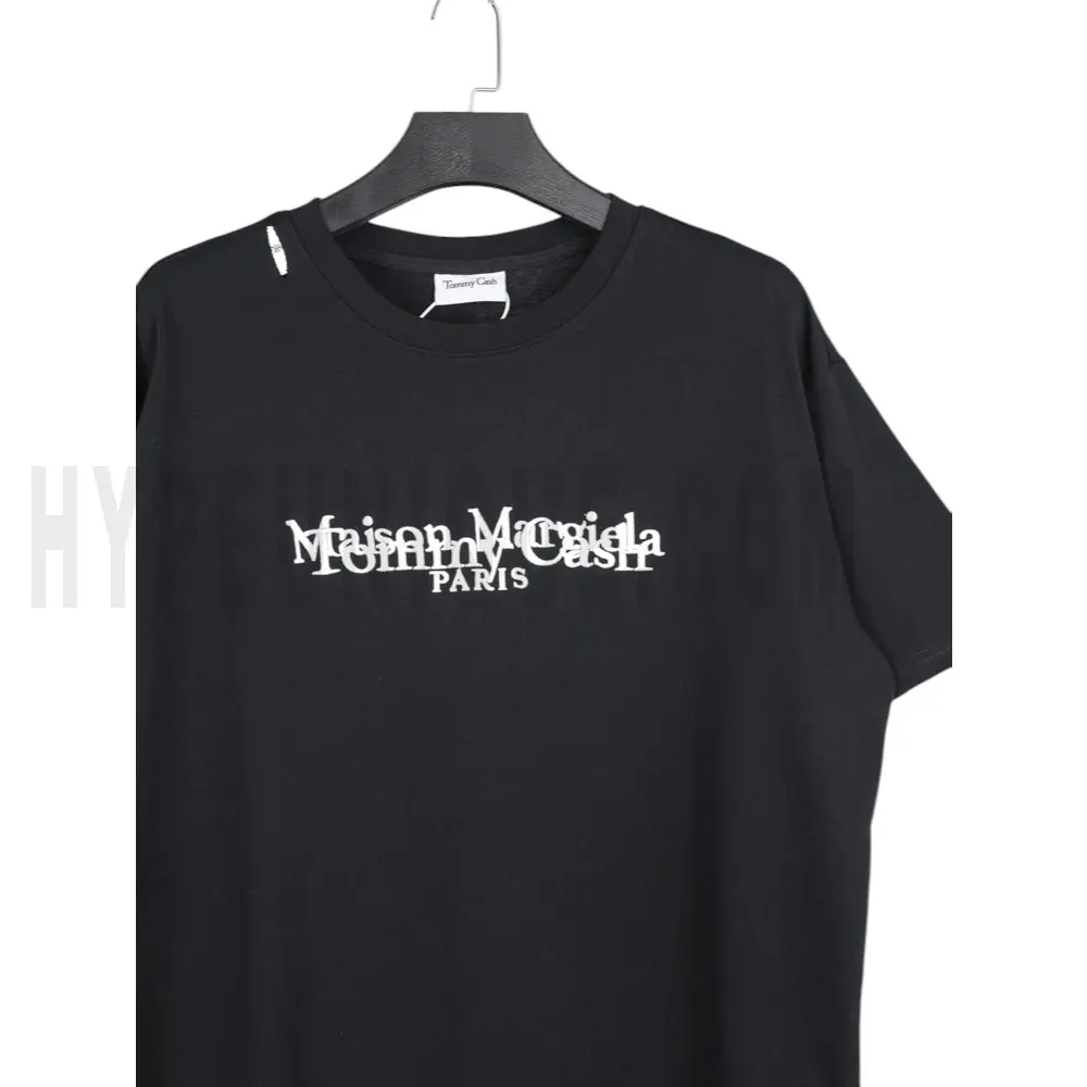 The front of the black clothes
