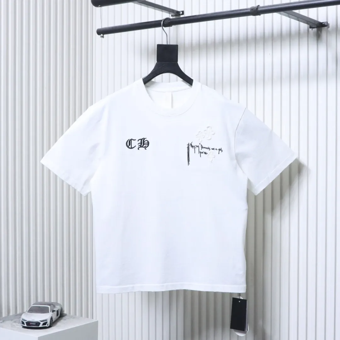 CH Back Patch Graphic Cotton T-Shirt