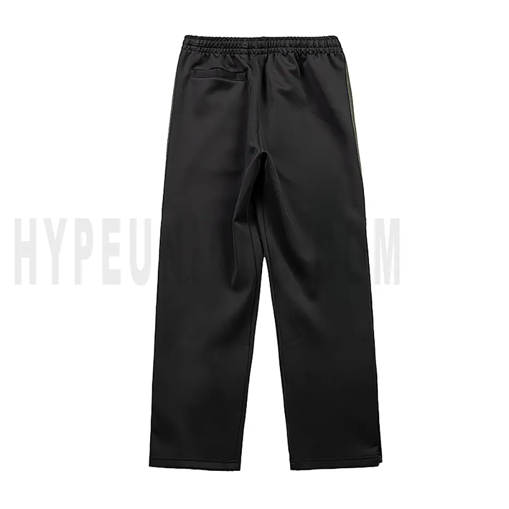 The back of the black pants
