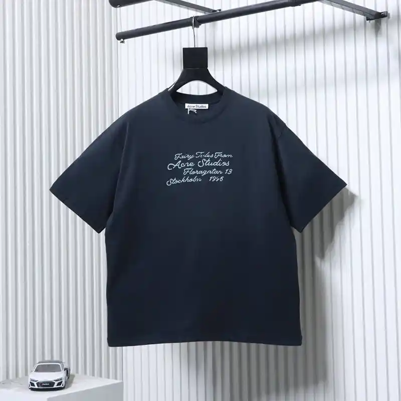 Acne Scribbled Logo Print T-Shirt