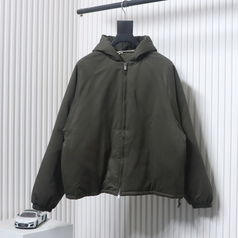 Fear Of God Essential Hooded Cotton Jacket