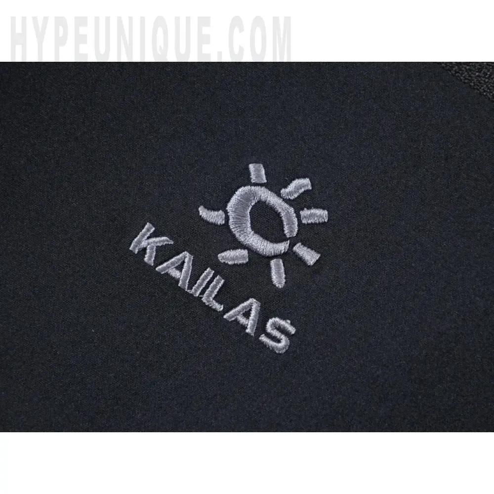 Embroidered graphic on the front of the shorts
