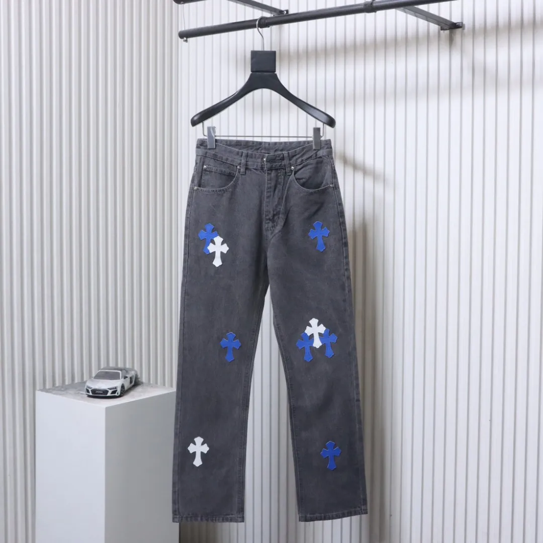 CH Sanskrit Cross Patch Washed Jeans