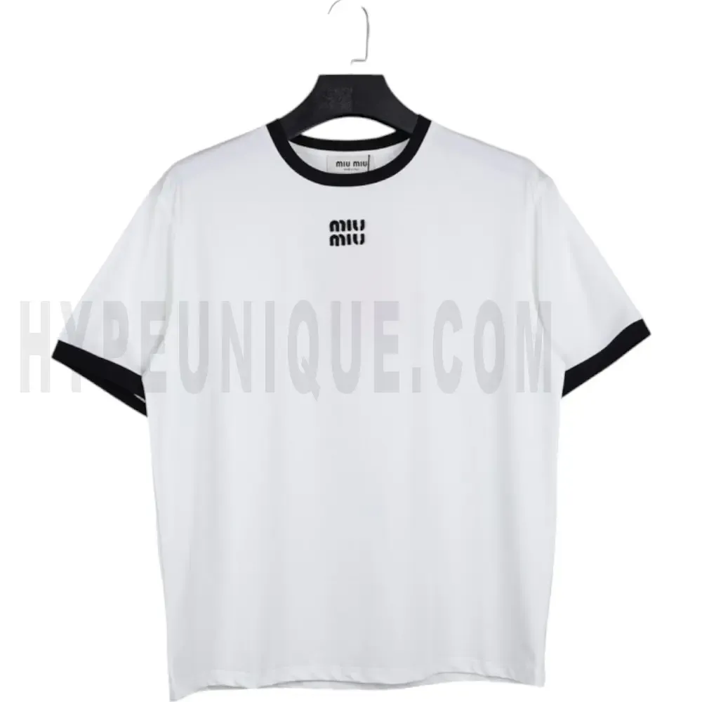 White Cotton Jersey T-shirt