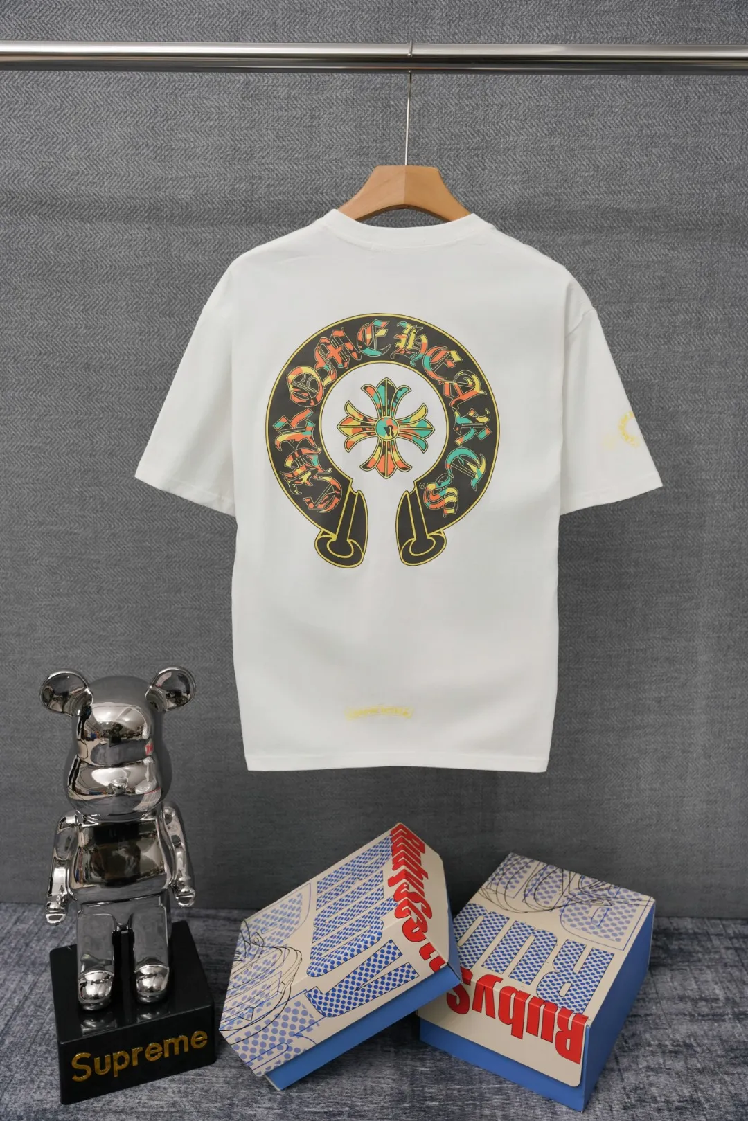 Back CH Camo Horseshoe Pocket T-Shirt