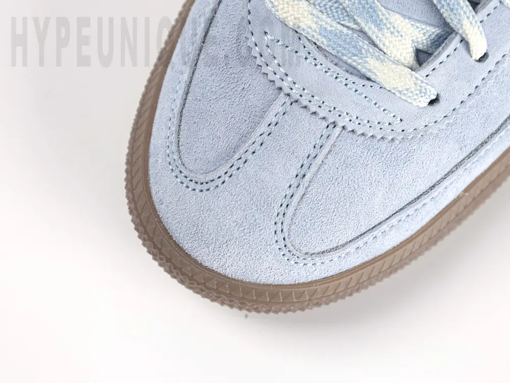 the blue toe box