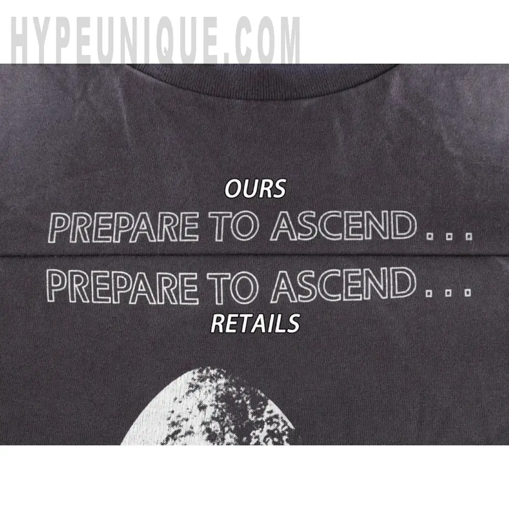 Printed graphic on the front of the garment
