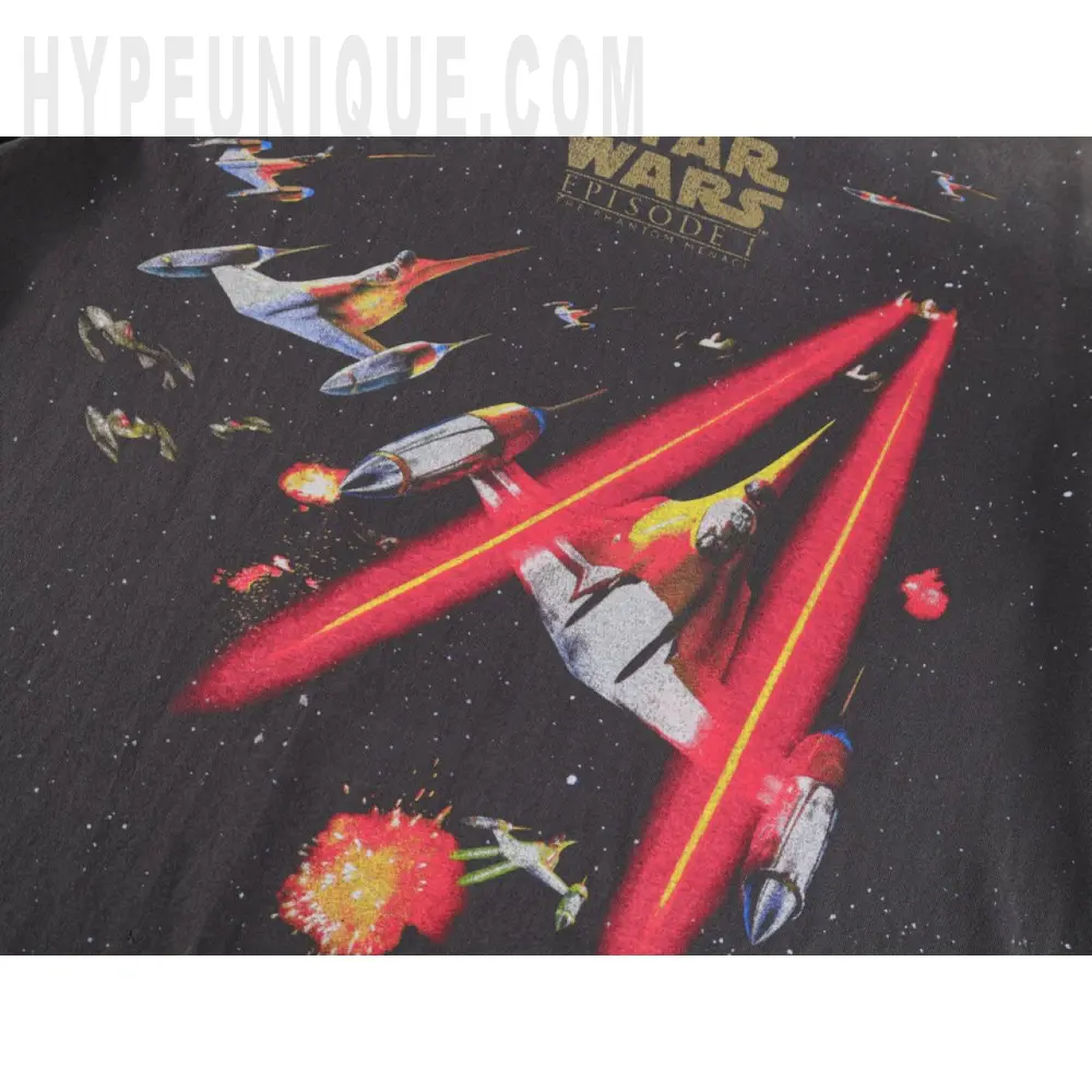 Printed graphic on the front of the garment