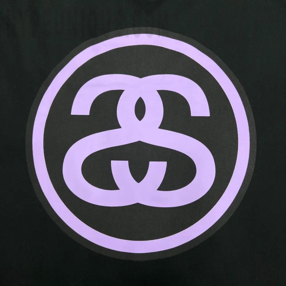 Printed graphic on the back of the garment