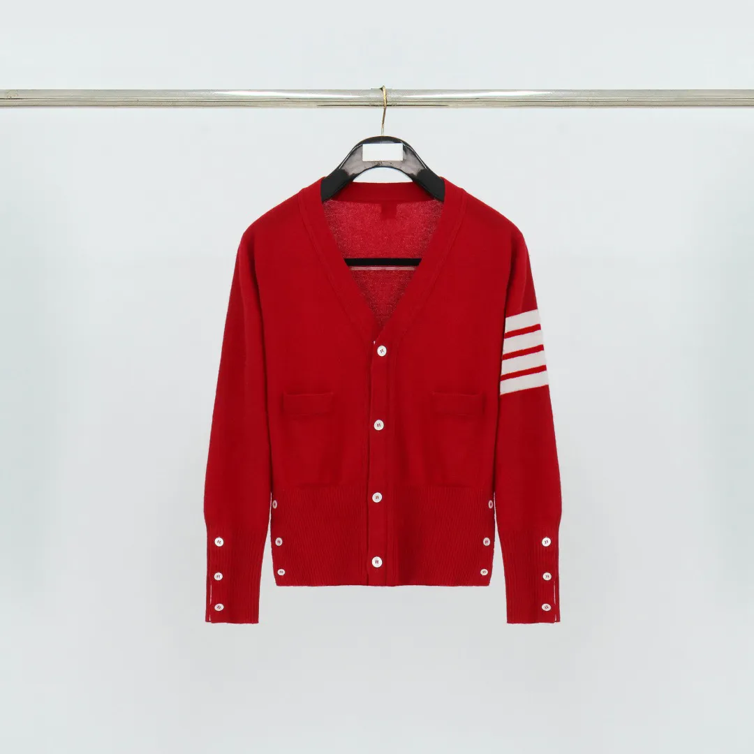 TB 100% Wool Button-Front Cardigan Sweater