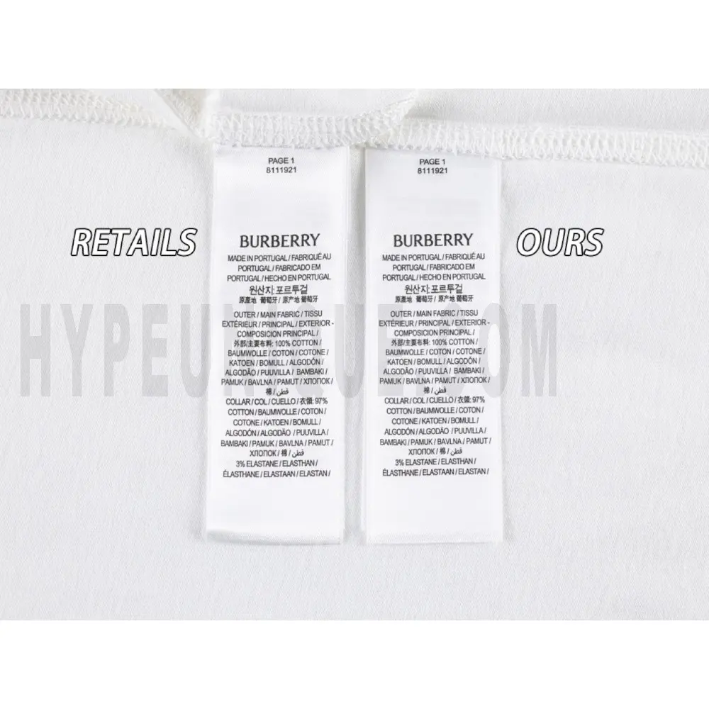 Washing Label Comparison Diagram