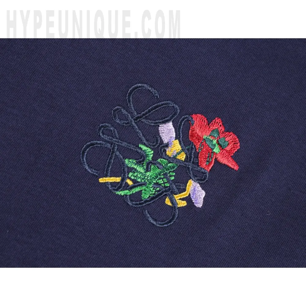 Embroidered graphic on the front of the garment