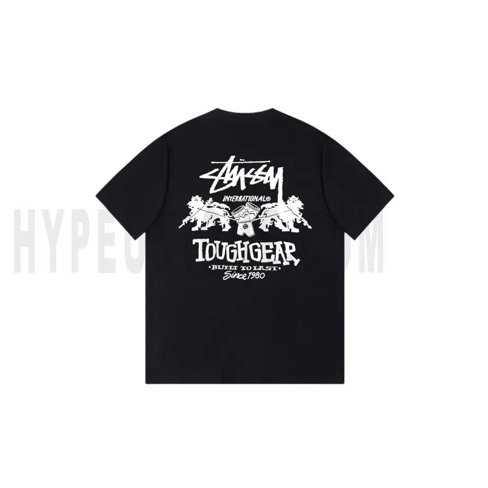 The back of the black clothes