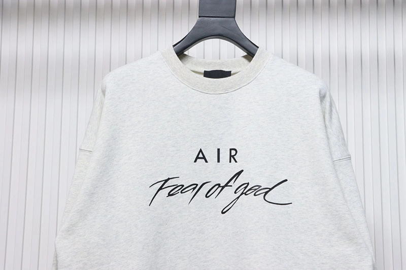 Fear Of God Essential Air Letter Sweatshirt