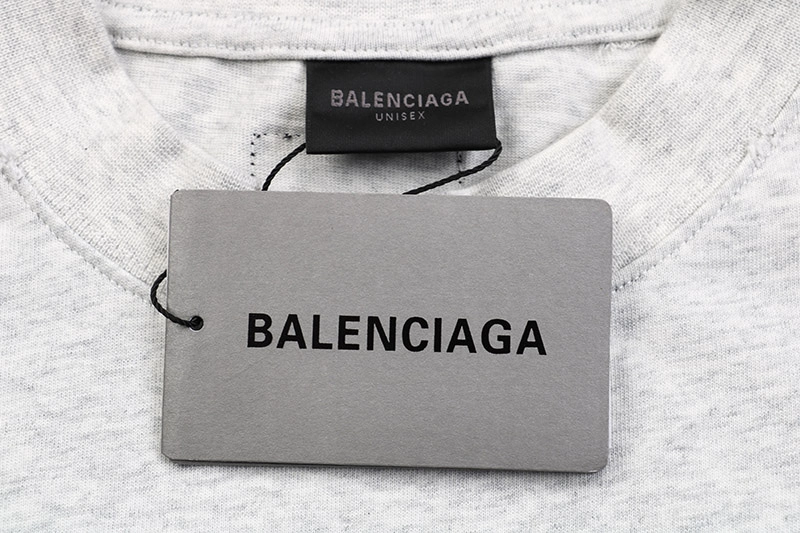 Balenciaga X Archive Inverted V Letter Music Print T-Shirt Reps