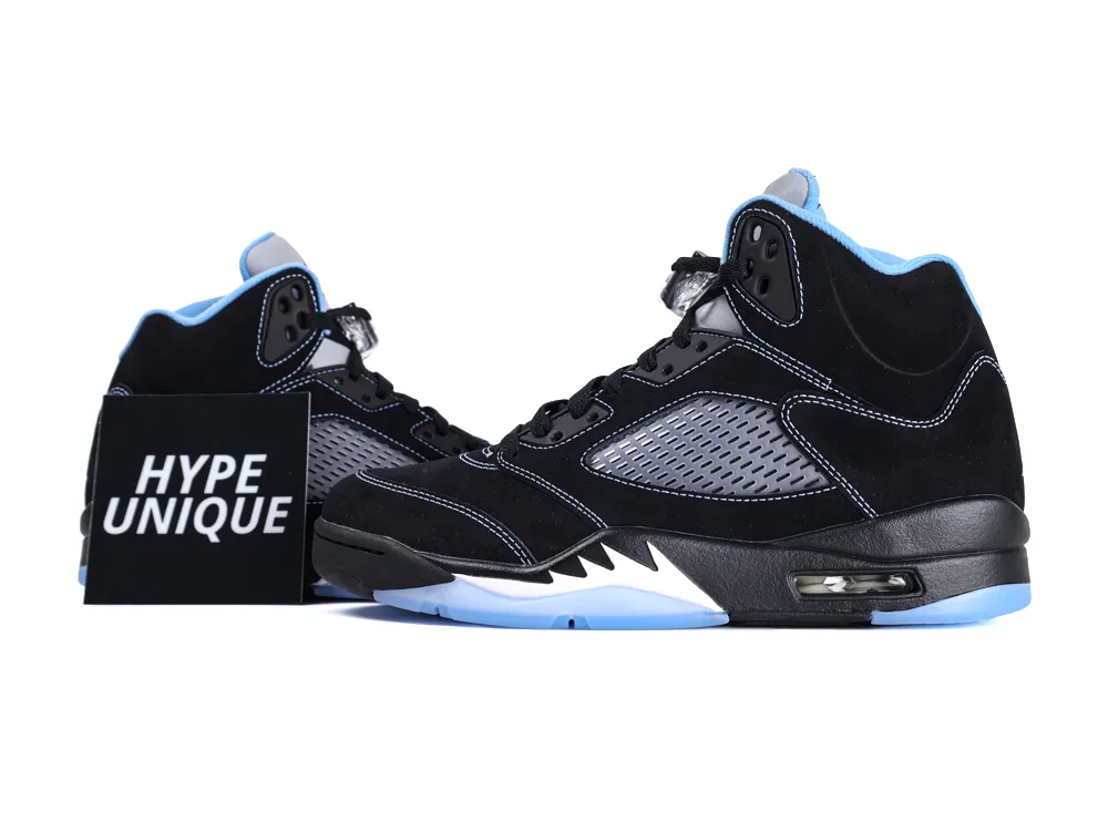Jordan 5 “Black University Blue” 2026