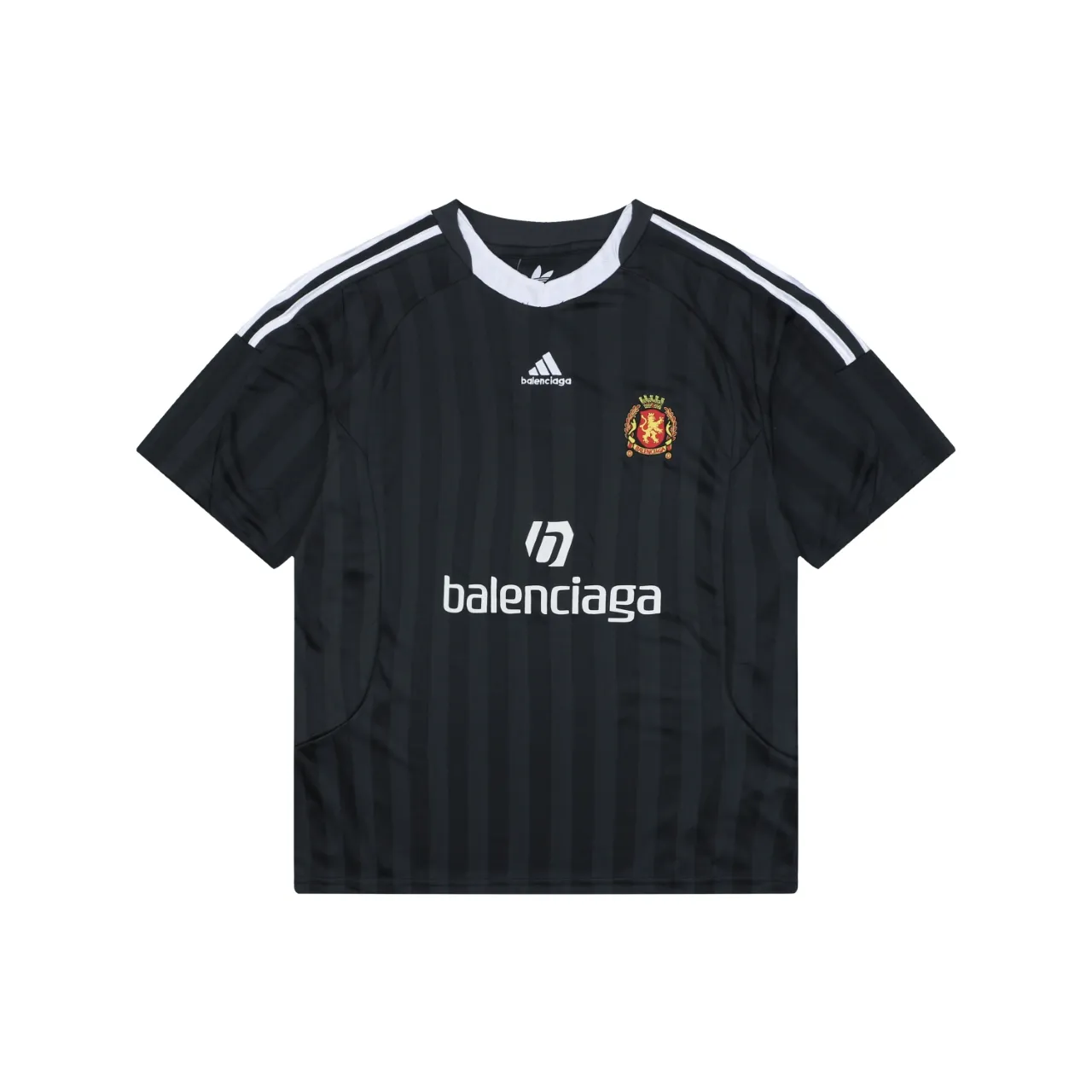 Woven Collar Manchester United Logo T-Shirt