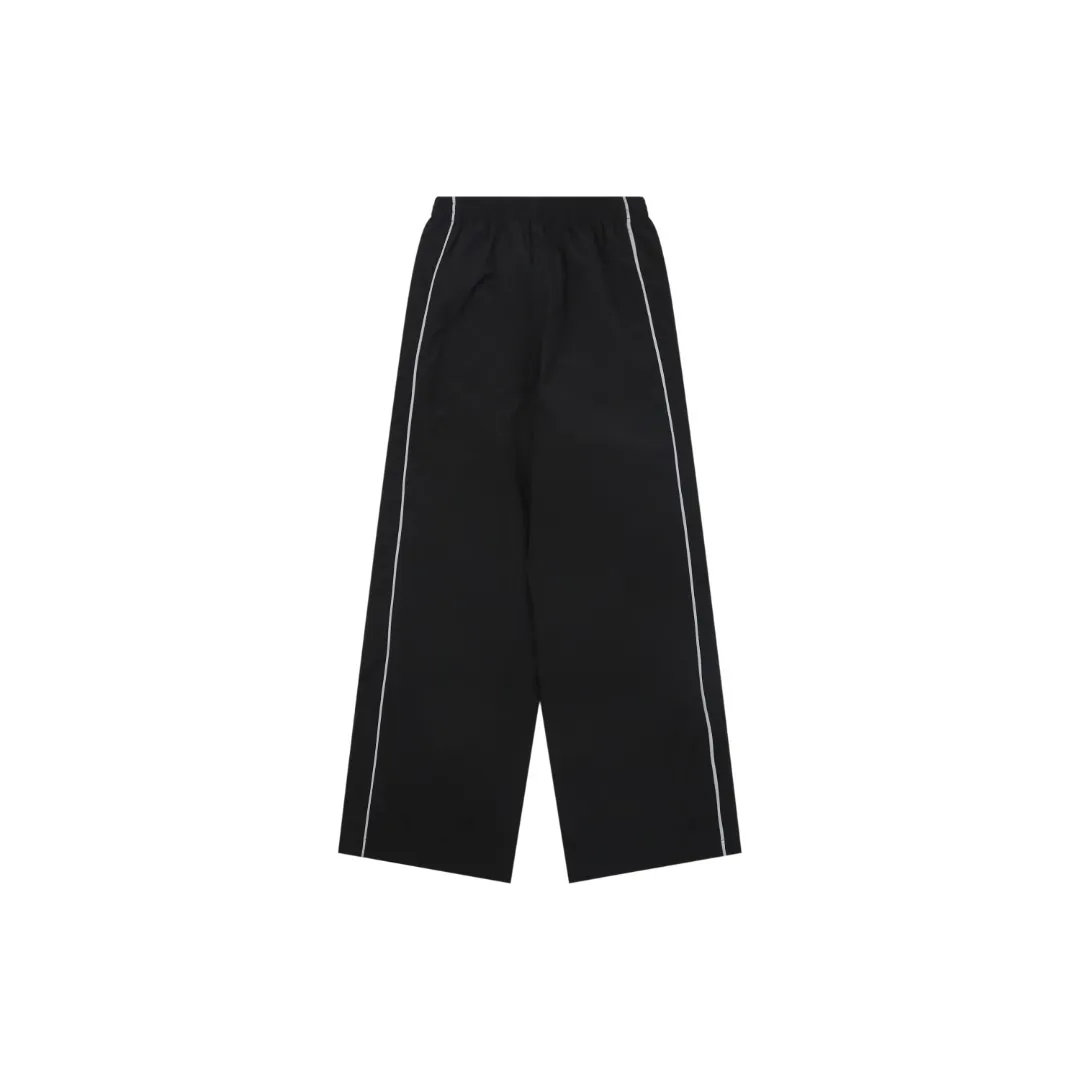 Back BLCG Wheat Ears B Letter Reflective Woven Trousers