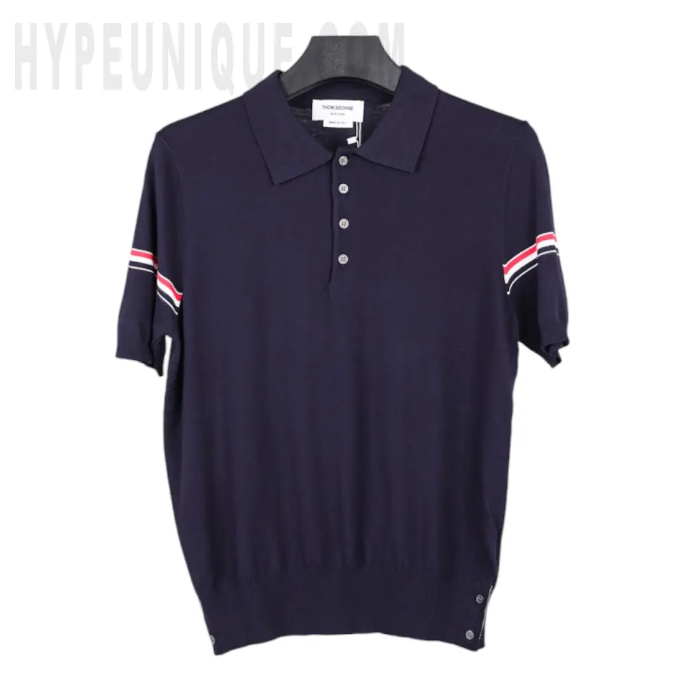 Merino Wool 4-Bar Polo Shirt