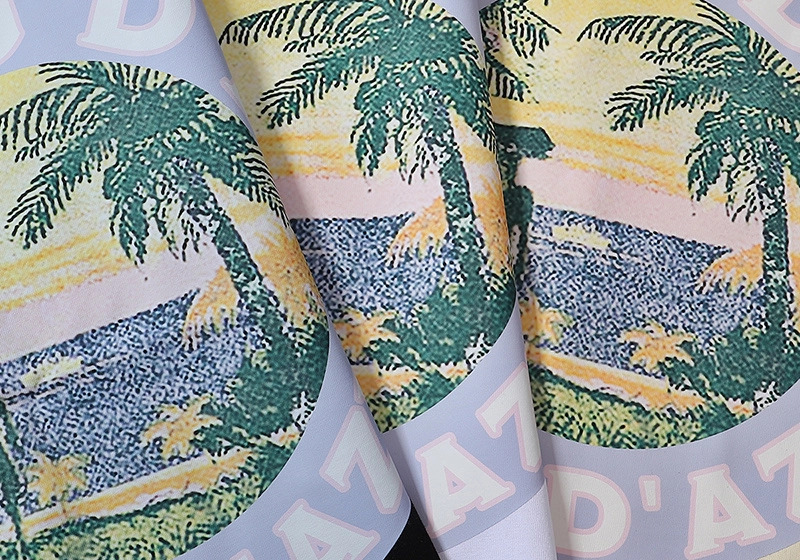 Rhude Lago Print T-Shirt Reps
