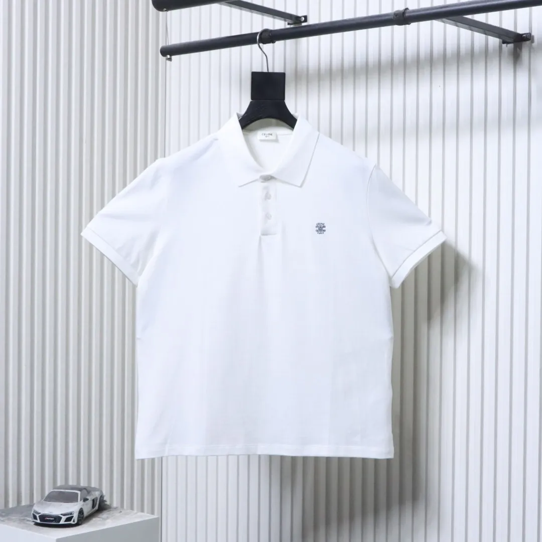 Arc de Triomphe Embroidered Piqué Polo T-Shirt